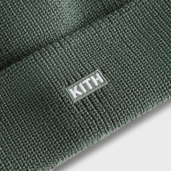 Kith Kids Classic Beanie  Color laurel. C1 - Picture 3 of 7